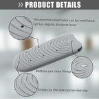 Heat Resistant Silicone Mat Pouch for Hair Styling Tools, Curling and Flat Irons Non-Slip Travel Cover, Small Portable Straightener Pad for Curler Wands Storage, Hot Waver (Grey)