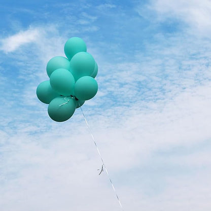 5 inch Teal Balloons - Image 3