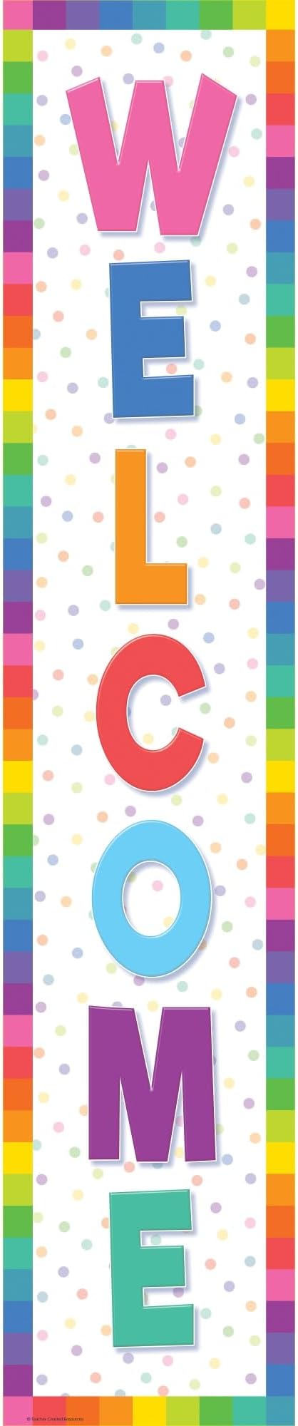 Teacher Created Resources Colorful Welcome Banner by TeacherCreatedResourcesOS