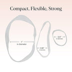 Kitsch Hair Ties No Damage for Kids, Teens and Women - Rubber Bands for Hair Styling | No Snag Hair Elastics | Daily Hair Accessories | Ideal Gifts for Women - 500pcs (Clear)