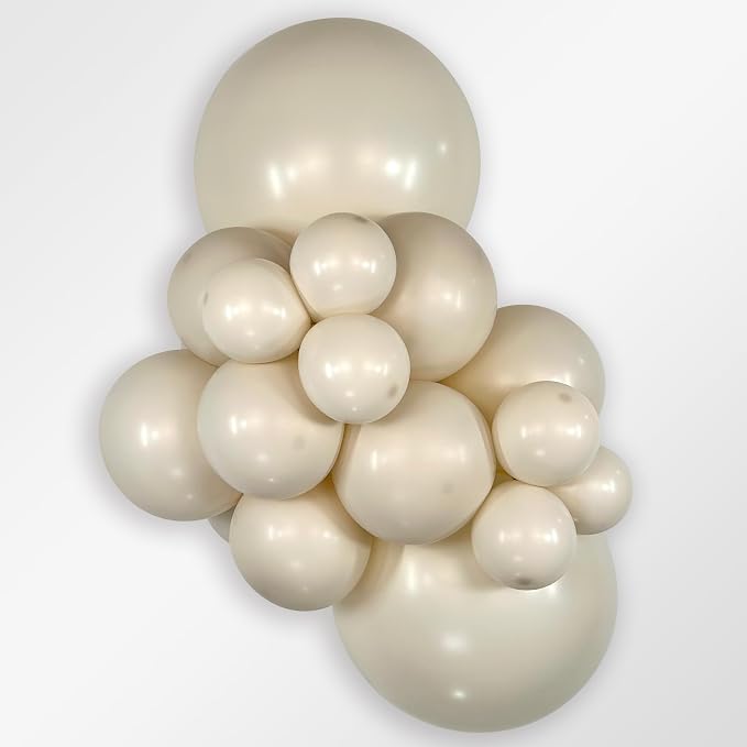 Sempertex Pastel Dusk Cream Balloons, 5 Inch, Graduation, Baby Shower, - Image 2