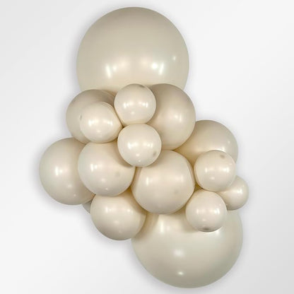 Sempertex Pastel Dusk Cream Balloons, 5 Inch, Graduation, Baby Shower, - Image 2