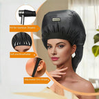 Bonnet Hair Dryer for Curly Hair,Upgraded Double Tubes Even Heat Distribution,Hairstyling Dryer Cap for Women,Diffuser Cap for Curls Hair Portable, Deep Conditioning for All Hairstyles at Home(size M)