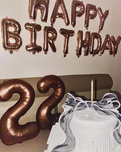 Brown 0 Balloon - Image 8