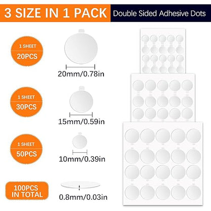 Sticky Dots Double Sided Adhesive Dots Set - Image 2