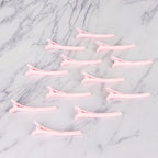 12 Pcs Light Pink Hair Clips for Styling Sectioning, YISSION 3.1 Inch Matte Alligator Hair Clips Hair Barrettes No Crease Duck Billed Hair Clip, Hair Styling Accessories for Women Girls