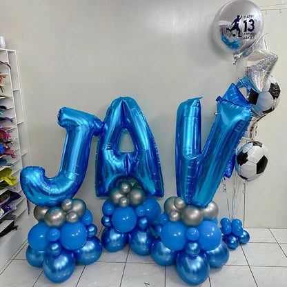 Blue Letter A Balloon, A Balloons Letter - Image 2