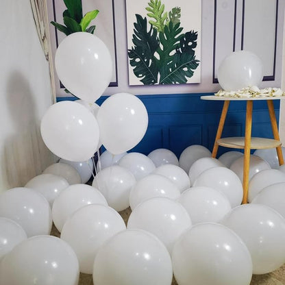 300 Pack White Balloons 12 Inch White Latex Balloons Bulk - Image 4