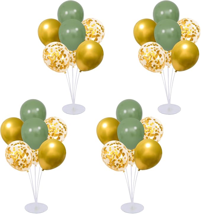 4 Set Balloon Stand Kit for Table Centerpieces by LOBUBT