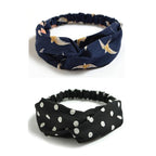 DRESHOW 10 Pack Boho Headbands for Women Girls Criss Cross Elastic Hair Band Twisted Head Wrap Floral Hair Accessories