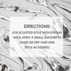 SEVEN Haircare KENTE SCULPT Hair Gel for Women & Men, Strong Hold Styling Gel with Aloe Vera & Cucumber, Alcohol-Free, Flake Free for Curly, Frizzy Hair, Made in USA, 4oz