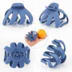 Extra Large Claw Clips for Thick Hair - 5Pcs Jumbo Octopus Hair Clips, 3.15" Big Hair Claws for Women and Girls, Assorted Colors