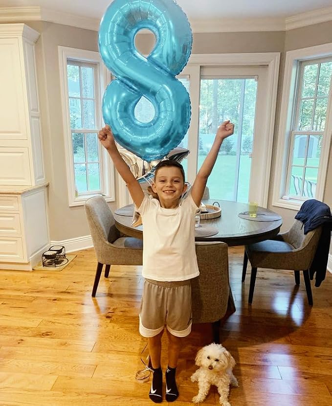 Pastel Blue 7 Balloon - Image 9