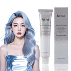 PureStyle 100ml Professional Permanent Hair Color Dye Cream Ammonia Free, Long Lasting Ash Blue Grey Color, 100% Gray Coverage, Natural Shine, For All Hair Types Easy At Home Application