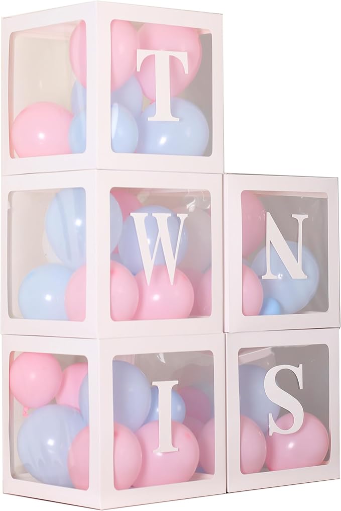 White TWINS Balloons Boxes - Image 4