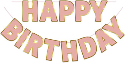 Pre-Strung Happy Birthday Banner by LITAUS