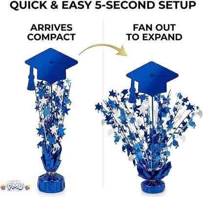 PMU Graduation Centerpieces for Table 2026, Grad Balloon Weight Centerpiece - Image 8