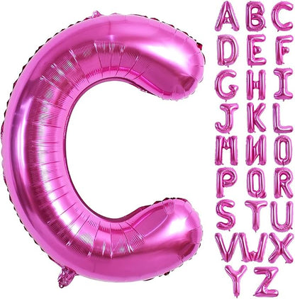 TONIFUL 40 Inch Large Rose Red Letter C Balloons by TONIFUL
