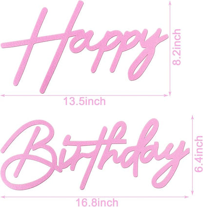 Happy Birthday Sign for Backdrop - Image 2