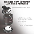 Root Touch Up Hair Color Powder For Concealing Hair Loss and Thinning, Gray Hair Shadow Powder Root Cover Up Hairline Powder For Women Men Eyebrows, Beard Line (Dark Brown, 0.35 Ounce)