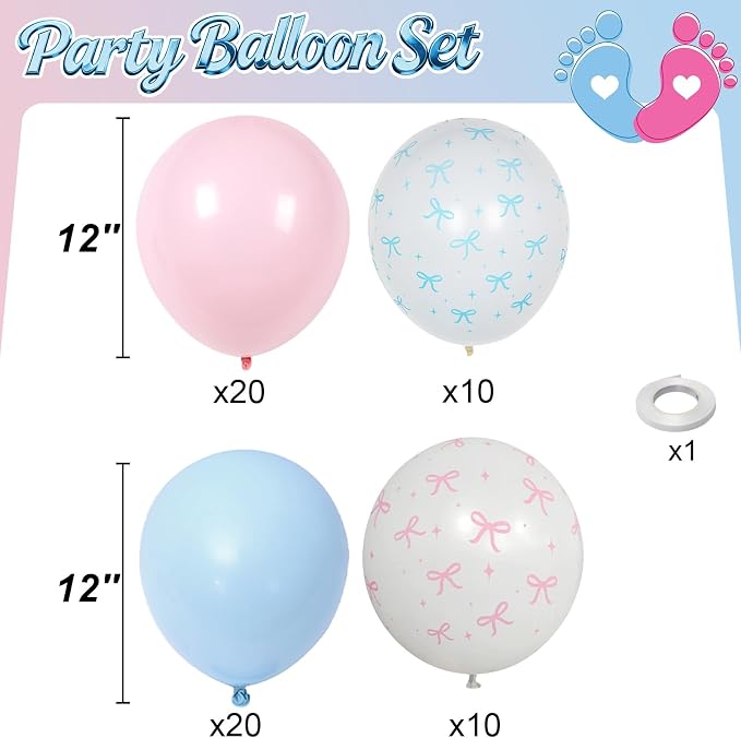 HILAVO Pink and Blue Balloons - Image 2