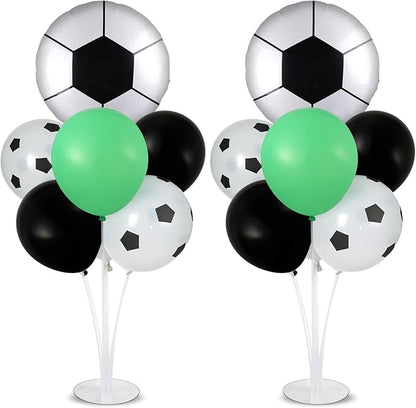 Soccer party Balloons Stand Kit 2 Sets by Naozinebi