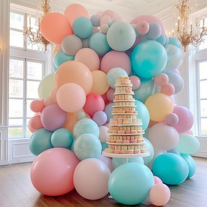 100 Pack 18 inch Pastel Balloons 10 Kinds Colors Colorful Party Balloon Bulk - Image 5