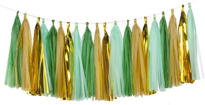 We Moment Tissue Paper Tassels Party Tassel Garland Banner by We+Moment