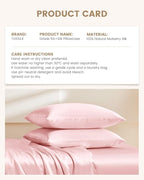 THXSILK 100% Mulberry Silk Pillowcase for Hair and Skin, Concealed Zipper, Both Sides Grade 6A+ Silk, Organic Silk Pillowcase Standard Size 20x26 inches, 1PC, Light Pink