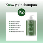 Maple Holistics Clarifying Shampoo for Oily Hair and Scalp - Deep Cleansing Shampoo Build Up Remover with Rosemary Oil - for Greasy Hair & Scalp - Vegan Color Safe Sulfate & Paraben Free (25 Fl Oz)