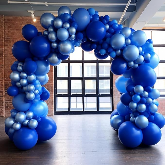 KBZVNAF Royal Blue Latex Party Balloons 50 Pack 12 inch | Blue Helium Matte - Image 8