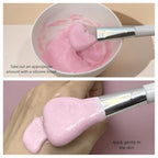 1 Set, 5 Pcs Silicone Mask Applicators, Multiple Silicone Brush Heads, Soft and Flexible, White Color, For Clay Masks, Aloe Vera Gel, Lotion and more