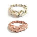 DRESHOW 10 Pack Boho Headbands for Women Girls Criss Cross Elastic Hair Band Twisted Head Wrap Floral Hair Accessories