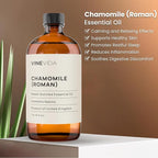 VINEVIDA Chamomile Roman Essential Oil 16 oz - Pure, Undiluted Chamomile Oil for DIY Candle Scents and Soap Making - Safe for Skin Topical Use