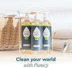 Puracy Laundry Detergent Refill - Enzyme-Powered Liquid Detergent Concentrate, Natural Laundry Detergent Seen on TikTok, Non-Toxic (Free & Clear, 48 fl oz, 192 Loads)