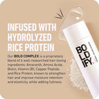 BOLDIFY Thickening Shampoo - Rice Water for Thinning and Oily Hair - Volumizing Shampoo for Fine Hair, Weightlessly Removes Excess Oil - 8oz