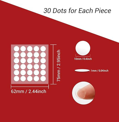 Sticky Tack, Double Sided Removable Clear Adhesive Mounting Round Reusable - Image 2