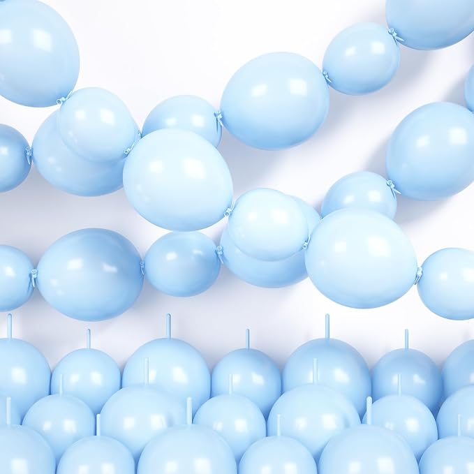 Blue Linking Balloons by Hapmori