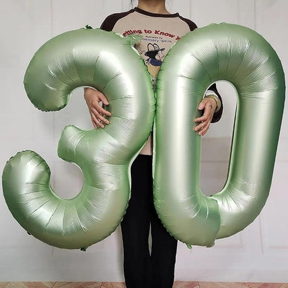 Oliver Green Number 3 Balloon 40 Inch - Image 4
