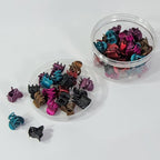 50 PCS Mini Hair Claw Clips， Bangs Strong Grip Multifunction Clamp Clips. (Matte color 2)