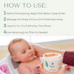 Yobee Ultra Gentle Soothing Scalp Mask - Dry Scalp Treatment Hair Mask Safe For Sensitive Baby Skin - Probiotic Infused - For Sensitive Scalp & Cradle Cap - For Babies, 4 fl oz