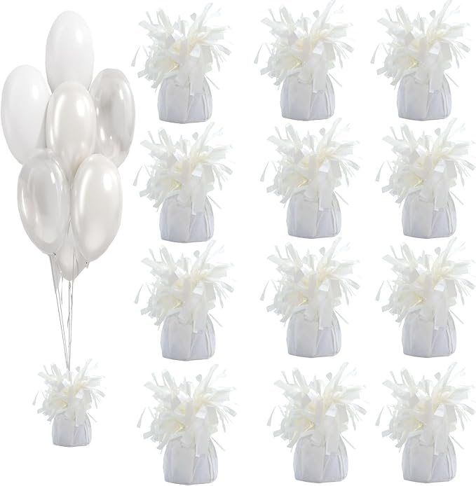 Balloon Weights, 12 Pieces, Weight 0.36Lb | Aluminum Foil, Suitable by Unknown