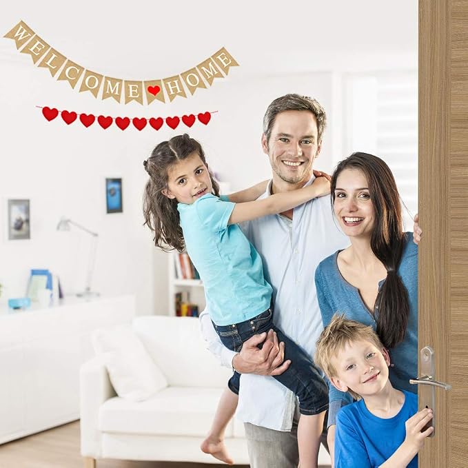 ALLFUN Welcome Home Banner Welcome Home Decorations | Made - Image 5