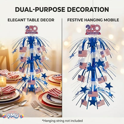 PMU 3 Pcs 21 Inch Patriotic Centerpieces - Image 6