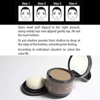 Hairline Powder (Light Brown) Hair Root Dye, Instantly Color Shadow for Thin and Gray Hair Roots - 4g