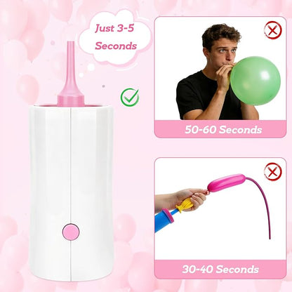 Ball Pump Balloon Pumps Electric, Balloon Pump Portable Long Animal Balloon Pump - Image 3