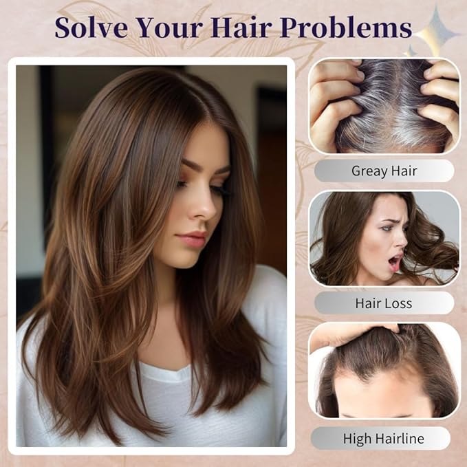 Hair Toppers for Women Large Base Toppers Hair Pieces for Women with Thinning Hair Clip Ins Fake Bangs Perfect Solution for Thinning-hair and Stylish Upgrade 15 Inch