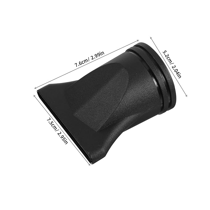 Flat Hair Dryer Nozzle Attachment Concentrator for Quick Even Drying and Heat Protection Professional Salon and Home Styling Accessory