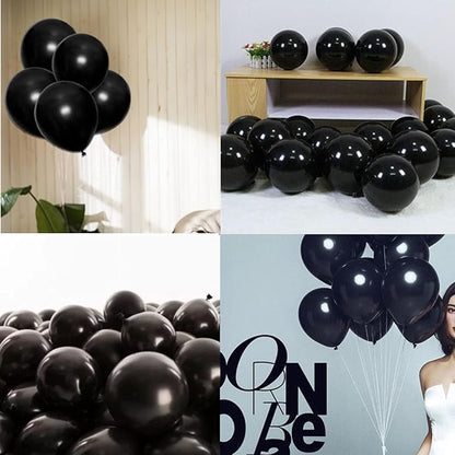 5 inch Black Party Balloons - Image 4