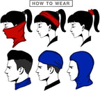 Neck Gaiter Face Cover - Sun Protection Mask Balaclava for Men and Women